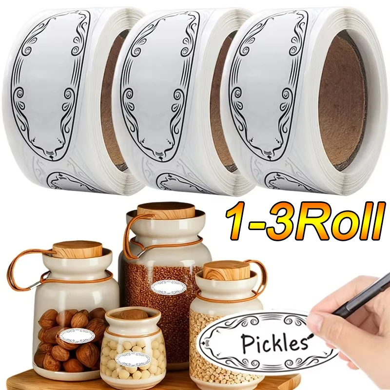 1-3 рулона этикеток для консервирования, эллиптическая белая пустая бумажная этикетка для кухонных напитков, фруктов, овощей, органайзер для хранения на холодильник, наклейки
1-3 рулона этикеток для консервирования, эллиптическая белая пустая бумажная этикетка для кухонных напитков, фруктов, овощей, органайзер для хранения на холодильник, наклейки
