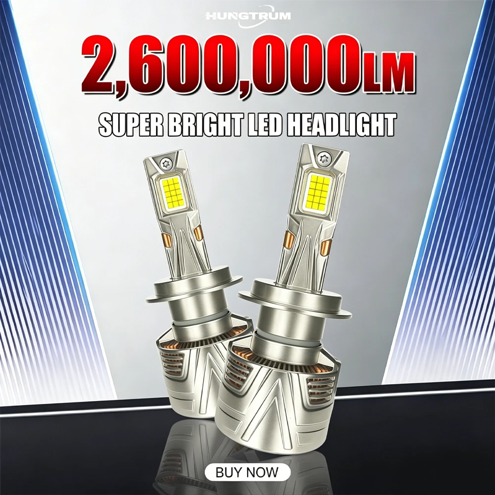 H7 H4 H1 LED Headlight 2600000LM High Low Beam H8 H9 H11 9005 9006 Auto Lights With Fan Turbo Lamps CANBUS 1:1 Size Fog Lights
H7 H4 H1 LED Headlight 2600000LM High Low Beam H8 H9 H11 9005 9006 Auto Lights With Fan Turbo Lamps CANBUS 1:1 Size Fog Lights