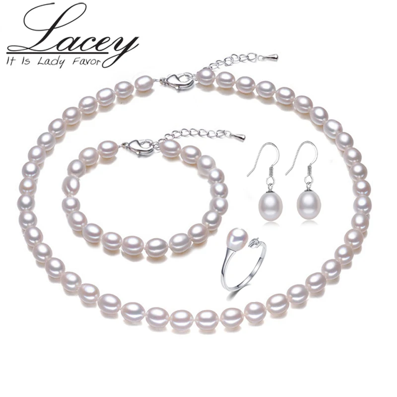 Real Bridal Freshwater Pearl Jewelry Sets Women,White Natural Pearl Necklace Earring Sets 925 Silver Birthday
Real Bridal Freshwater Pearl Jewelry Sets Women,White Natural Pearl Necklace Earring Sets 925 Silver Birthday