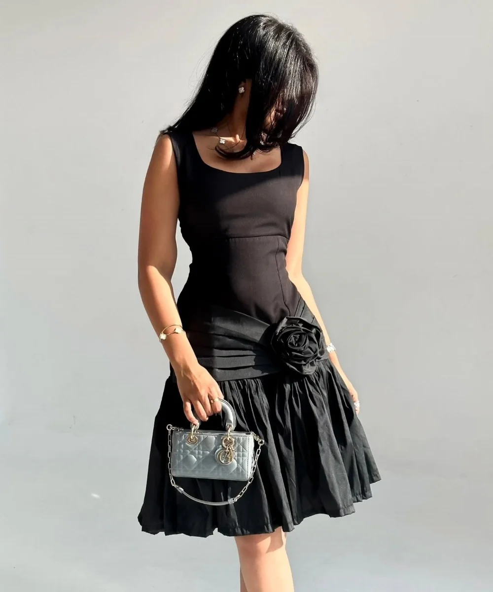 Customized Fashion Jersey Handmade Flower Pleat Draped A-line Square Neck Short Dresses Bespoke Occasion Dresses Exquisite
Customized Fashion Jersey Handmade Flower Pleat Draped A-line Square Neck Short Dresses Bespoke Occasion Dresses Exquisite