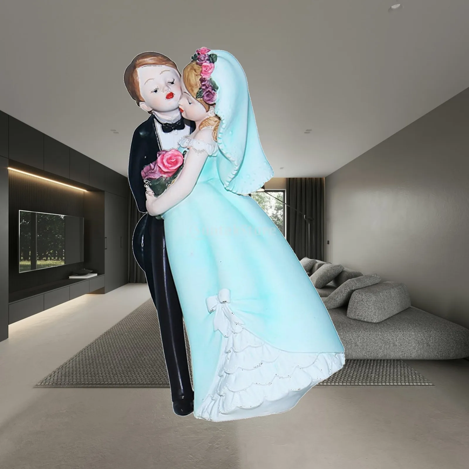 Wedding Cake Topper Wedding Cake Dolls Simulated Miniature Model Bride and Groom
Wedding Cake Topper Wedding Cake Dolls Simulated Miniature Model Bride and Groom