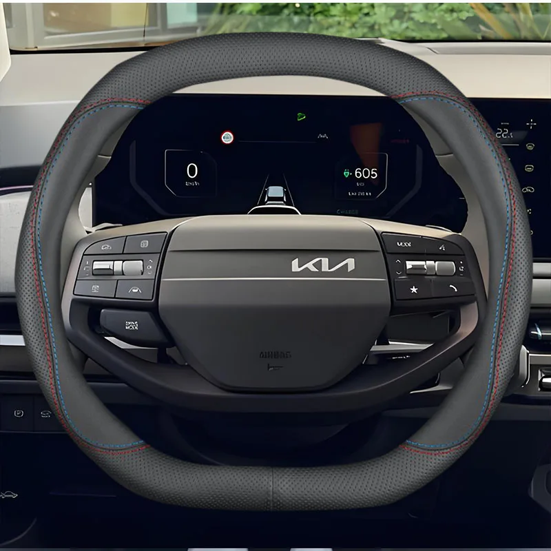 Leather Car Steering Wheel Cover for All new Kia Sportage 2026 Interior Accessories
Leather Car Steering Wheel Cover for All new Kia Sportage 2026 Interior Accessories