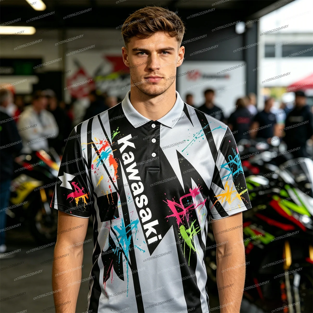 Summer Male Polo Shirts Kawasaki tshirt Motocross Tshirt men Quick Drying Cycling Suit Women tshirt Sleeved Top Men clothing
Summer Male Polo Shirts Kawasaki tshirt Motocross Tshirt men Quick Drying Cycling Suit Women tshirt Sleeved Top Men clothing