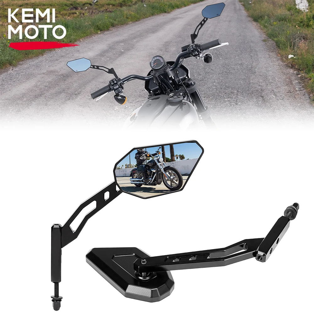 Motorcycle Rear View Side Mirror for Touring Road King Street Glide Road Glide Electra Glide Sportster Softail Handlebar Mirror
Motorcycle Rear View Side Mirror for Touring Road King Street Glide Road Glide Electra Glide Sportster Softail Handlebar Mirror