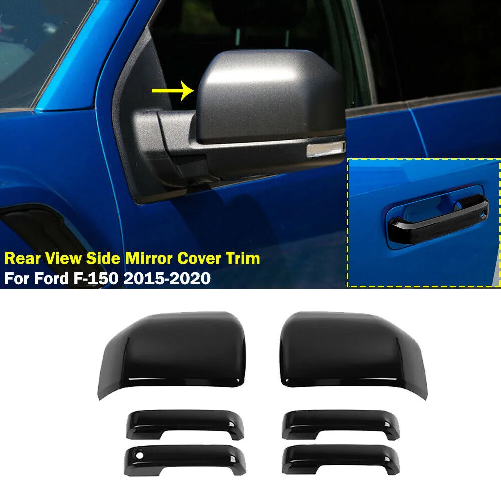 For Ford F150 2015-2020 Raptor Car Rearview Side Mirror Cover & Door Handle Cover Wing Cap Door Housing Trim Adhesive Sticker
For Ford F150 2015-2020 Raptor Car Rearview Side Mirror Cover & Door Handle Cover Wing Cap Door Housing Trim Adhesive Sticker