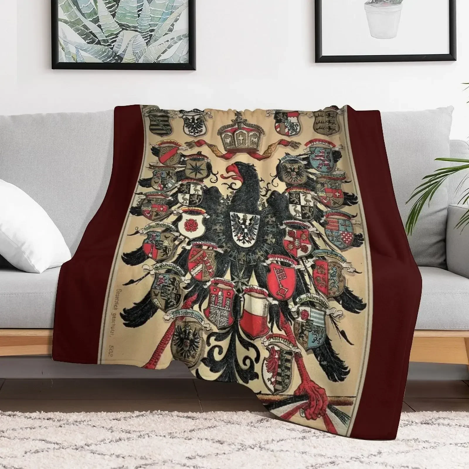 Kaiser Reich 1871 Coat of Arms Throw Blanket halloween Flannel Fabric Plush Summer Beddings Blankets
Kaiser Reich 1871 Coat of Arms Throw Blanket halloween Flannel Fabric Plush Summer Beddings Blankets