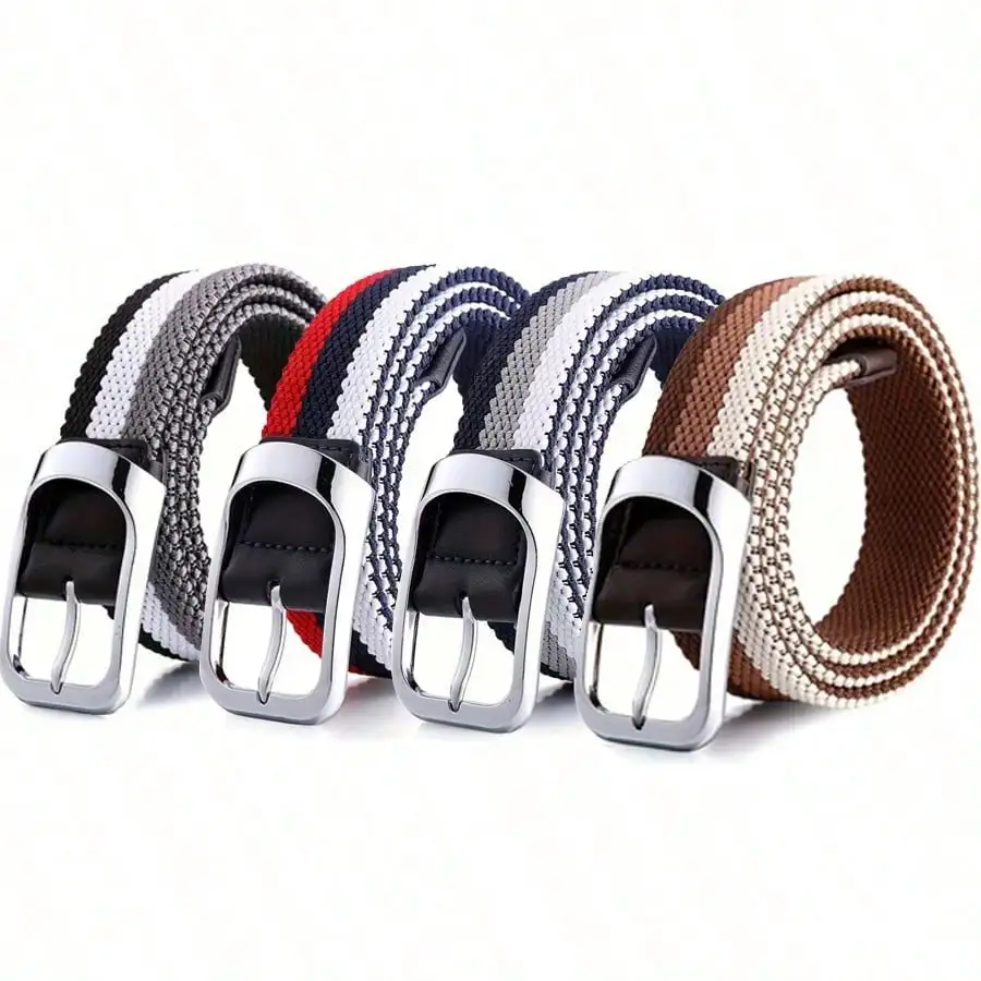 Elastic Woven Golf Belt – Unisex Sports Style Belt With Rubber Panel, Comfort Stretch
Elastic Woven Golf Belt – Unisex Sports Style Belt With Rubber Panel, Comfort Stretch