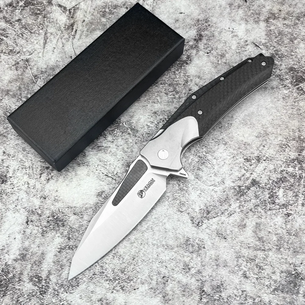 Venom Kevin Venom Folding Knife Outdoor multi-functional EDC knife tactical knife hunting knife camping hiking survival knife
Venom Kevin Venom Folding Knife Outdoor multi-functional EDC knife tactical knife hunting knife camping hiking survival knife