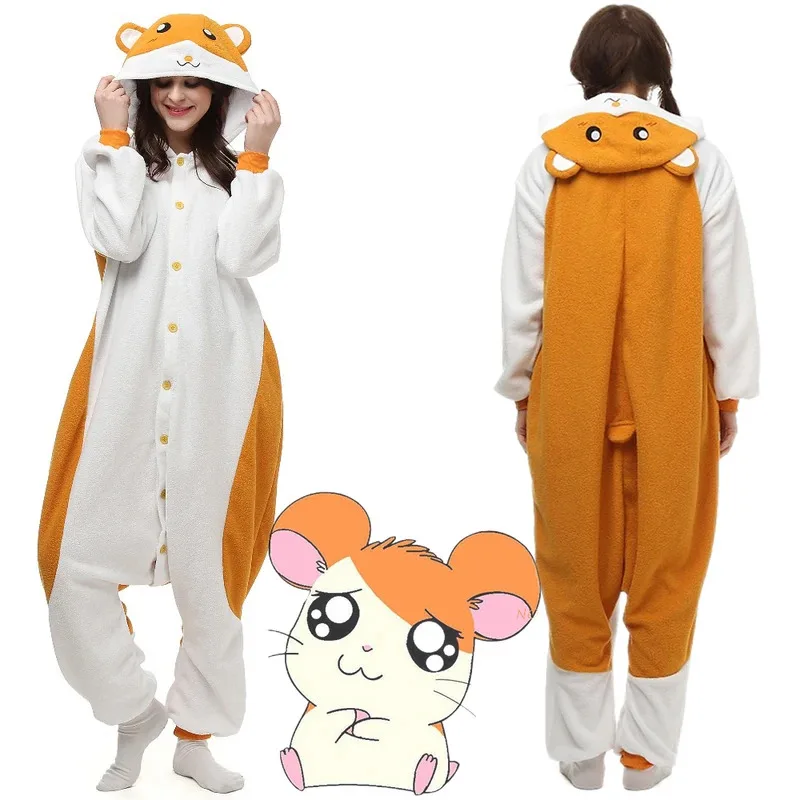 Men Animal Hamster Hamtaro Hooded Pajamas Costume Winter Women Onesies Adult Pyjamas Cosplay Homewear For Halloween Xmas party
Men Animal Hamster Hamtaro Hooded Pajamas Costume Winter Women Onesies Adult Pyjamas Cosplay Homewear For Halloween Xmas party
