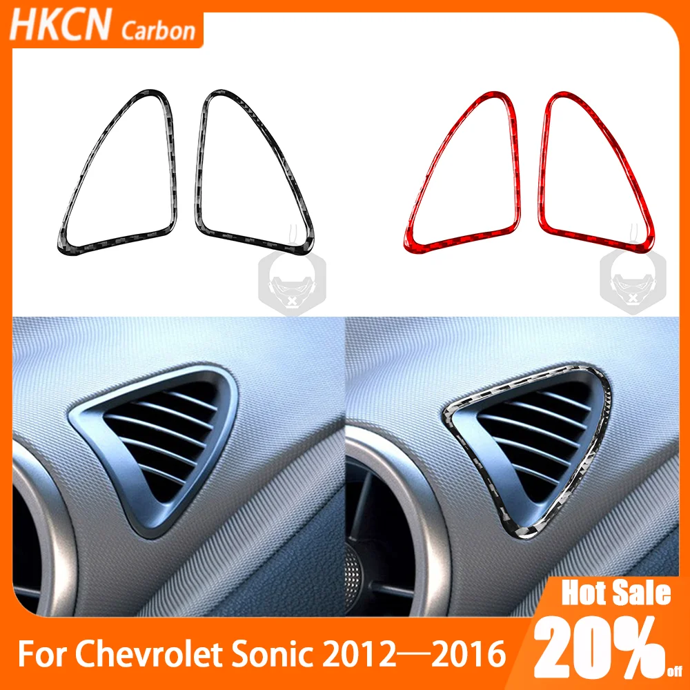 Carbon Fiber Dashboard Sides Defogging Air Vent Diffsuer Panel Car Accessories Interior Sticker For Chevrolet Sonic 2012—2016
Carbon Fiber Dashboard Sides Defogging Air Vent Diffsuer Panel Car Accessories Interior Sticker For Chevrolet Sonic 2012—2016