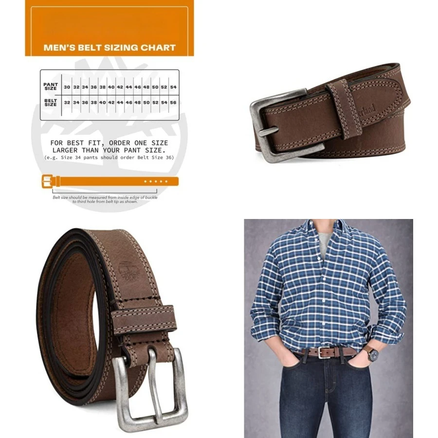 Men's Classic Leather Jean Belt 1.4 Inches Wide (Big & Tall Sizes),100% Genuine Leather,38in, Dark Brown (Stitched)
Men's Classic Leather Jean Belt 1.4 Inches Wide (Big & Tall Sizes),100% Genuine Leather,38in, Dark Brown (Stitched)