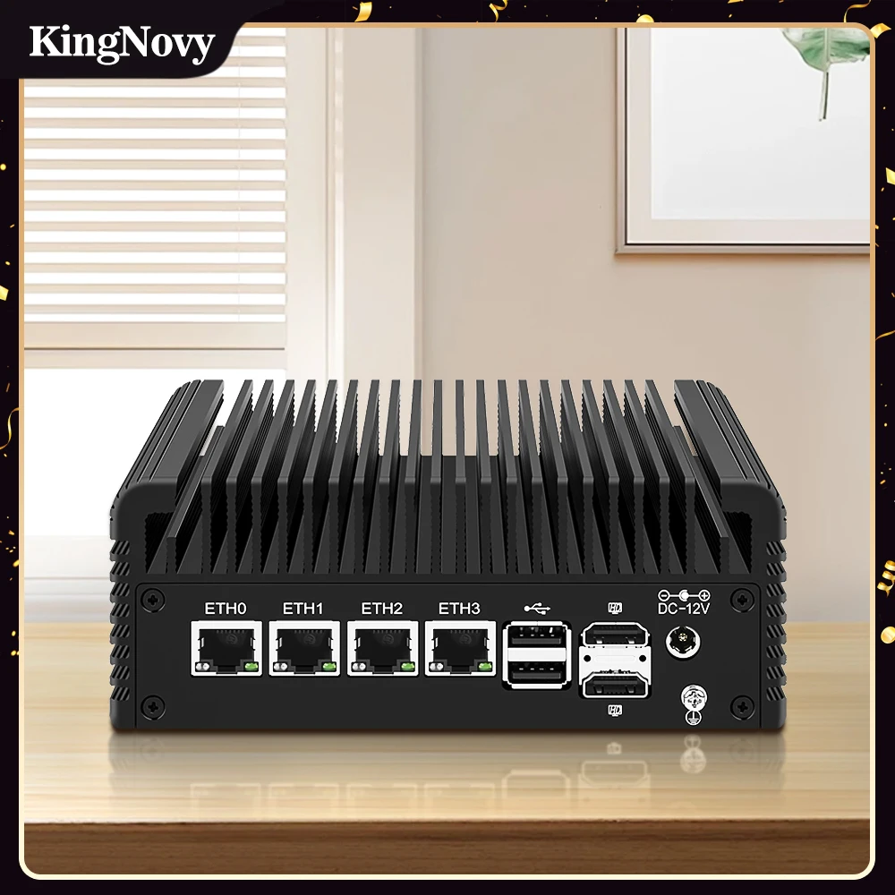 Firewall Router 12th Gen Intel N100 i3 N305 4xi226-V 2.5G DDR5 2*USB3.2 4*USB2.0 2*NVMe 2*SATA Fanless Mini PC Proxmox Server
Firewall Router 12th Gen Intel N100 i3 N305 4xi226-V 2.5G DDR5 2*USB3.2 4*USB2.0 2*NVMe 2*SATA Fanless Mini PC Proxmox Server
