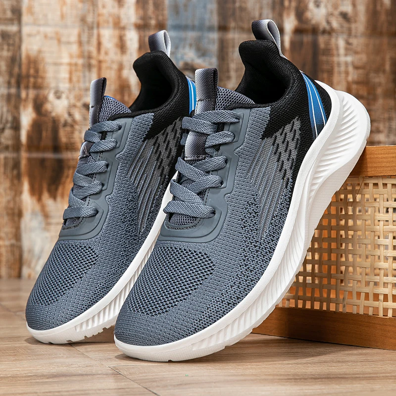 Knitted Shoes grey sports casual shoes man breathable lightweight 2025 Autumn walking shoes Men's jogging shoes sneakers size 45
Knitted Shoes grey sports casual shoes man breathable lightweight 2025 Autumn walking shoes Men's jogging shoes sneakers size 45