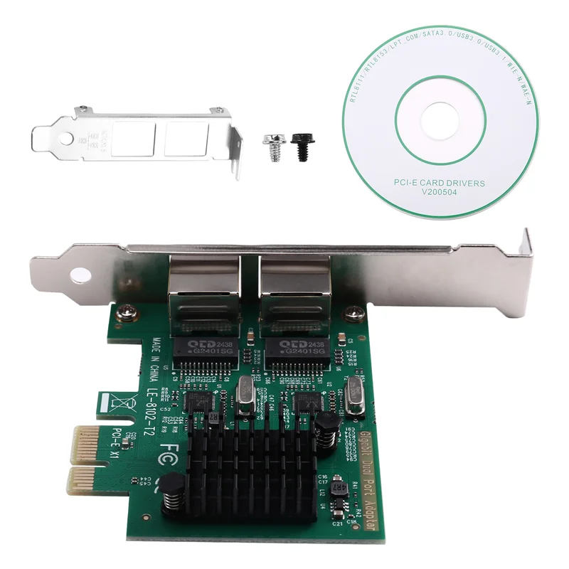 A73E-PCIE X1 NIC PCI-E Серверный адаптер Gigabit Ethernet с 2 портами RJ45 и поддержкой 10/100/1000 Мбит/с
A73E-PCIE X1 NIC PCI-E Серверный адаптер Gigabit Ethernet с 2 портами RJ45 и поддержкой 10/100/1000 Мбит/с