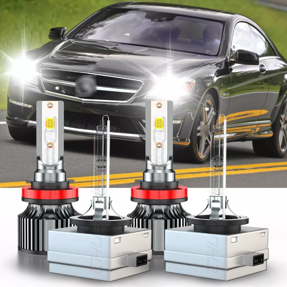 4x Canbus H11 D1S LED HID Headlight Hi/Lo beam Bulbs Kits 12-24V 6500K 100000LM Super Bright 1:1 Same Size Plug and Play
4x Canbus H11 D1S LED HID Headlight Hi/Lo beam Bulbs Kits 12-24V 6500K 100000LM Super Bright 1:1 Same Size Plug and Play