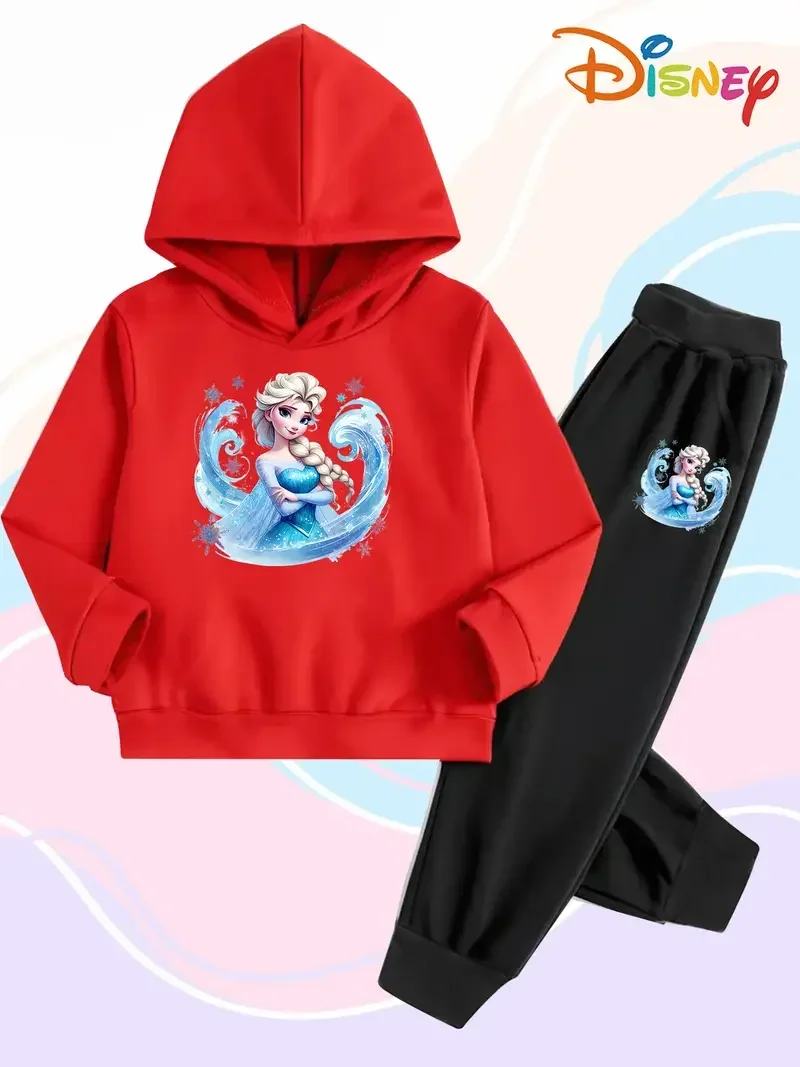 Disney Girls Hooded Sweatshirt and Sweatpants Set Frozen Princess Elsa Children's Hoodie Ideal Gift for Halloween and Christmas
Disney Girls Hooded Sweatshirt and Sweatpants Set Frozen Princess Elsa Children's Hoodie Ideal Gift for Halloween and Christmas