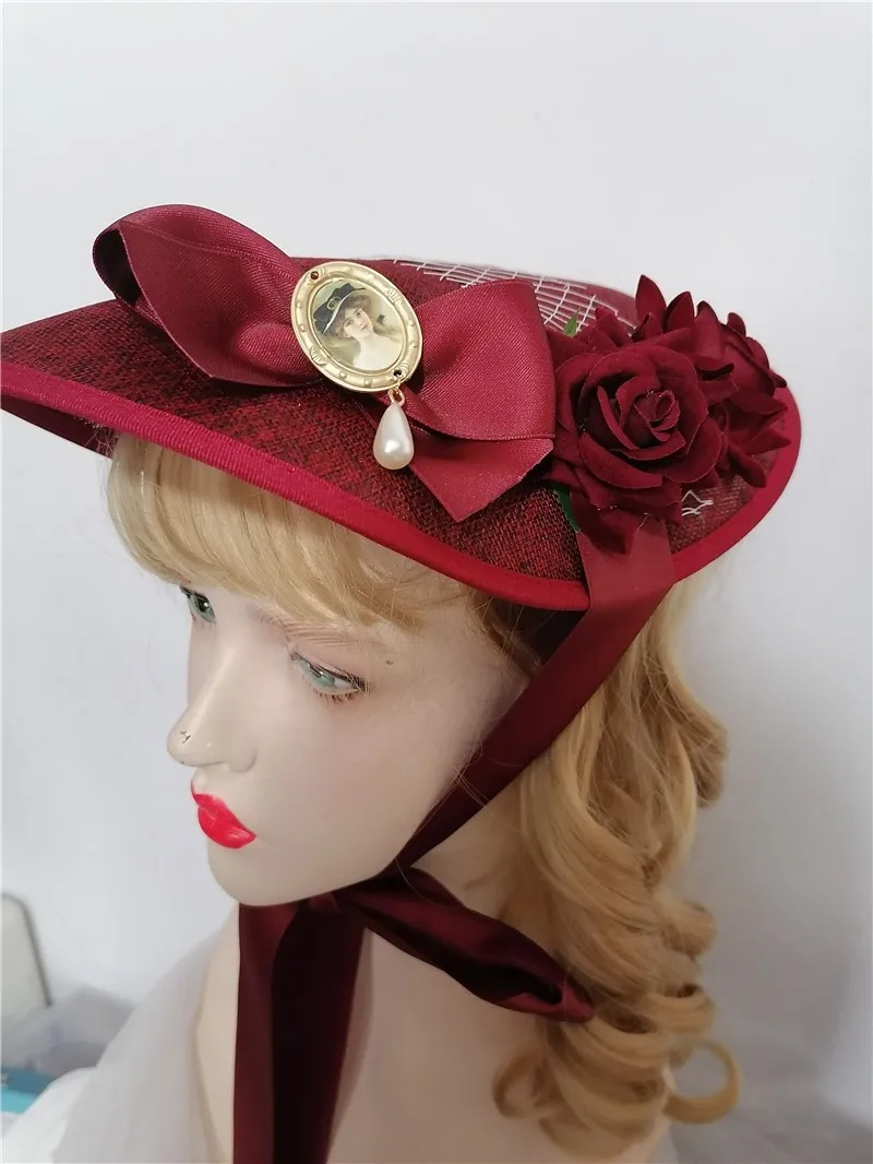 Women Evening Party Cap Victorian Cosplay Medieval Hats Vintage Girls Hats Photo Props Bohemia Floral Mesh Head wear Chapeau
Women Evening Party Cap Victorian Cosplay Medieval Hats Vintage Girls Hats Photo Props Bohemia Floral Mesh Head wear Chapeau