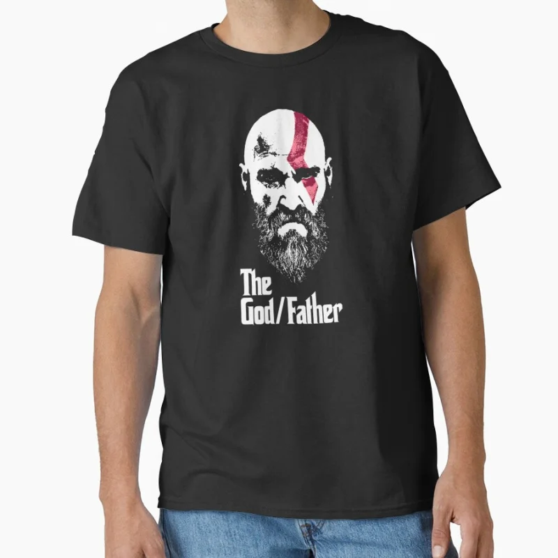 The God_Father God of war Spartan warrior Kratos video game Gift T shirt for gym lover Large size Tops Graphic Clothes
The God_Father God of war Spartan warrior Kratos video game Gift T shirt for gym lover Large size Tops Graphic Clothes