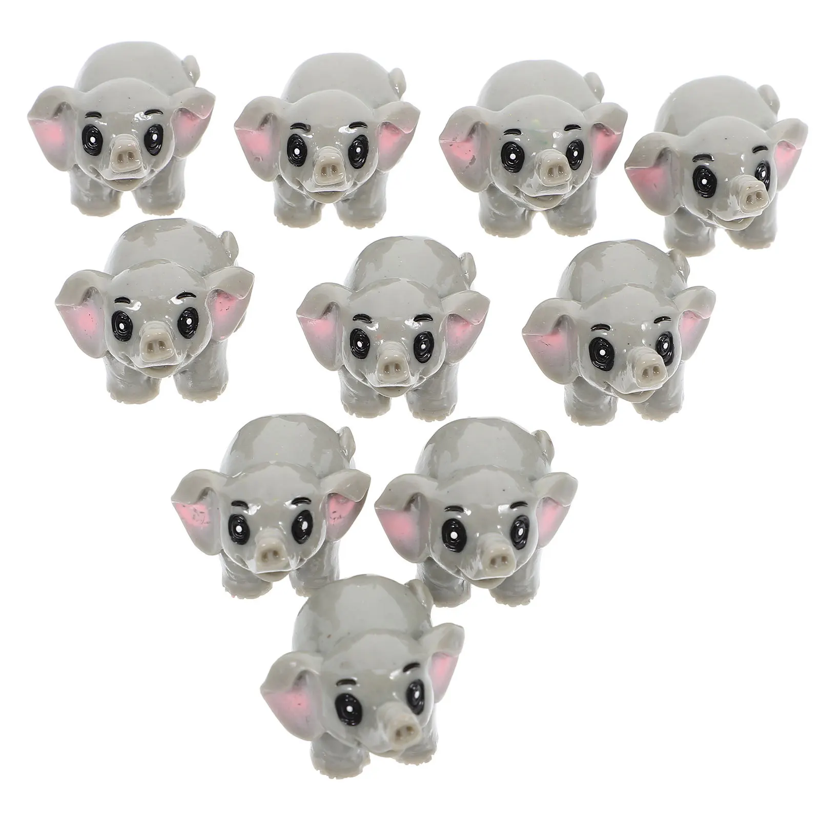 10Pcs Elephant Adornments Cartoon Mini Resin Elephant Desktop Decoration Office Exquisite Craftsmanship
10Pcs Elephant Adornments Cartoon Mini Resin Elephant Desktop Decoration Office Exquisite Craftsmanship