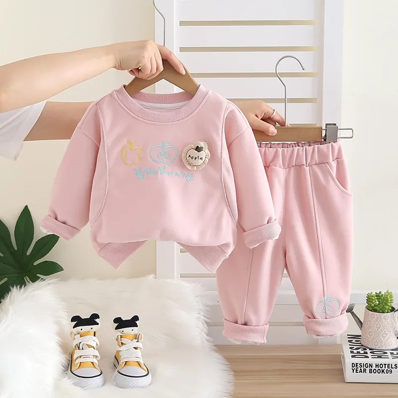 New Spring Autumn Baby Clothes Children Girls Casual Long Sleeved Suit T-Shirt Pants 2Pcs/Sets Toddler Clothing Kids Tracksuits
New Spring Autumn Baby Clothes Children Girls Casual Long Sleeved Suit T-Shirt Pants 2Pcs/Sets Toddler Clothing Kids Tracksuits