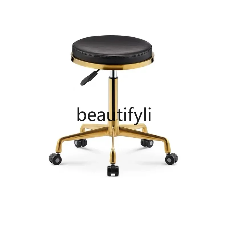 ss D Beauty stool Barber shop Big work stool Pulley Hair stylist chair Special lift for hair salon
ss D Beauty stool Barber shop Big work stool Pulley Hair stylist chair Special lift for hair salon