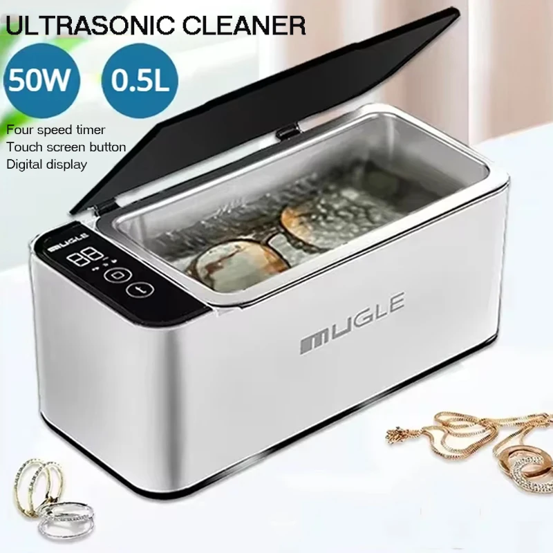 500ML Ultrasonic Washer Household Cleaning Machine High-Frequency Multifunctional Glasses Jewelry Deep Clean Home Essential
500ML Ultrasonic Washer Household Cleaning Machine High-Frequency Multifunctional Glasses Jewelry Deep Clean Home Essential