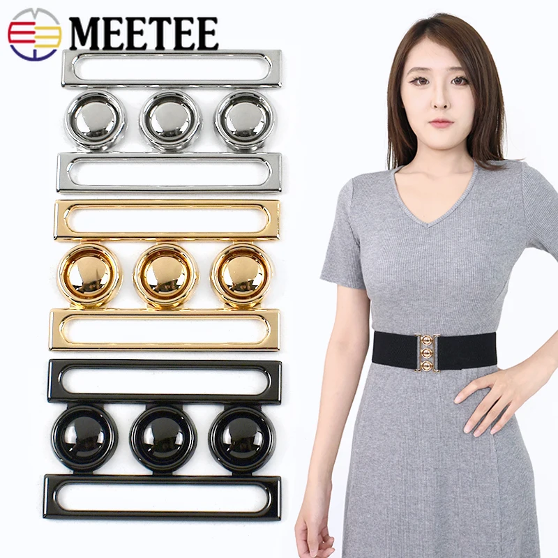 1/2/3/4/5Pcs Meetee 60mm Metal Women Belt Buttons Coat Down Jacket Band Buckle Dress Waistband Decor Clasp Sewing Accessories
1/2/3/4/5Pcs Meetee 60mm Metal Women Belt Buttons Coat Down Jacket Band Buckle Dress Waistband Decor Clasp Sewing Accessories