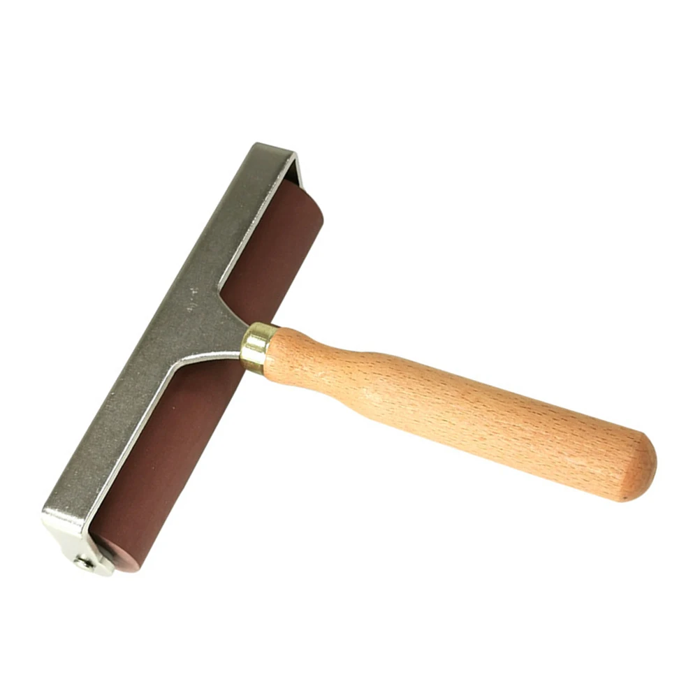 Wooden Pole Rubber Roller Stainless Steel Crafts Printmaking Ink Applicator Oil Painting Tool Large Area Quick Painting
Wooden Pole Rubber Roller Stainless Steel Crafts Printmaking Ink Applicator Oil Painting Tool Large Area Quick Painting