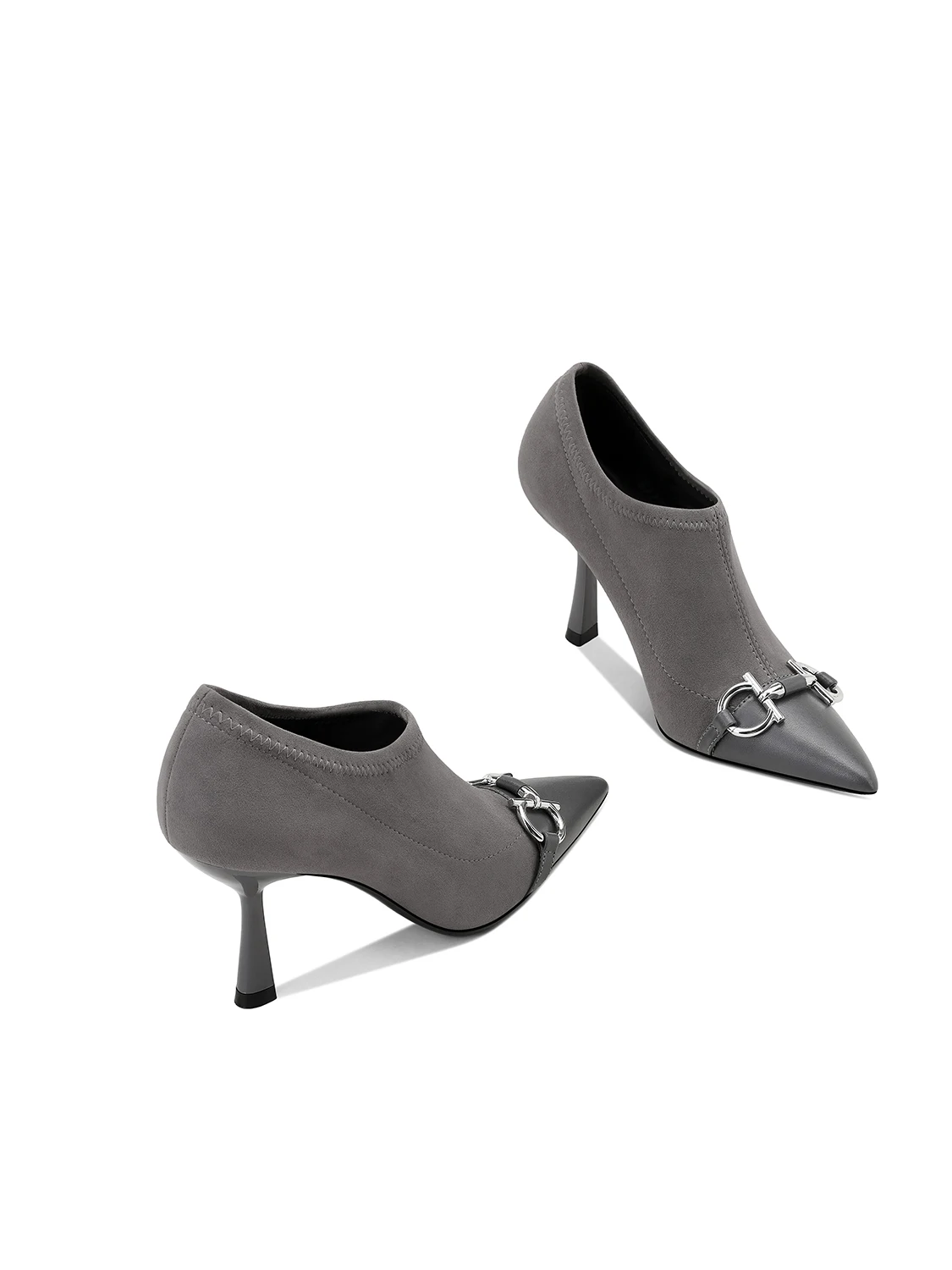 Gray Leather Deep-mouth Shoes Temperament 2025 Spring New Pointed Wine Glass and High Heels Women
Gray Leather Deep-mouth Shoes Temperament 2025 Spring New Pointed Wine Glass and High Heels Women