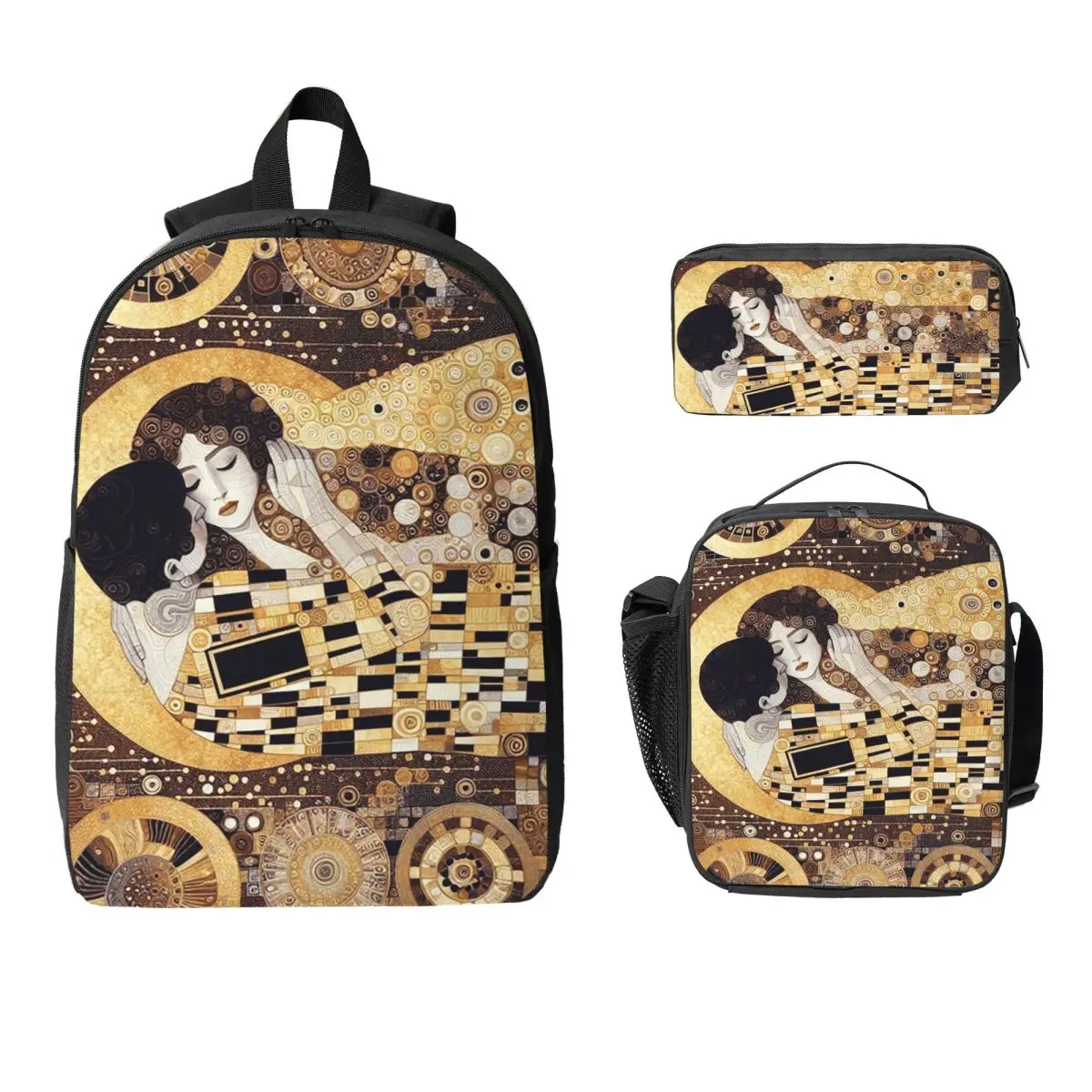 Gustav Klimt The Kiss Abstract Freyas Art Backpack BookBag School Bag Laptop Shoulder Bags 3ps Insulated Lunch Bag Pencil Case
Gustav Klimt The Kiss Abstract Freyas Art Backpack BookBag School Bag Laptop Shoulder Bags 3ps Insulated Lunch Bag Pencil Case