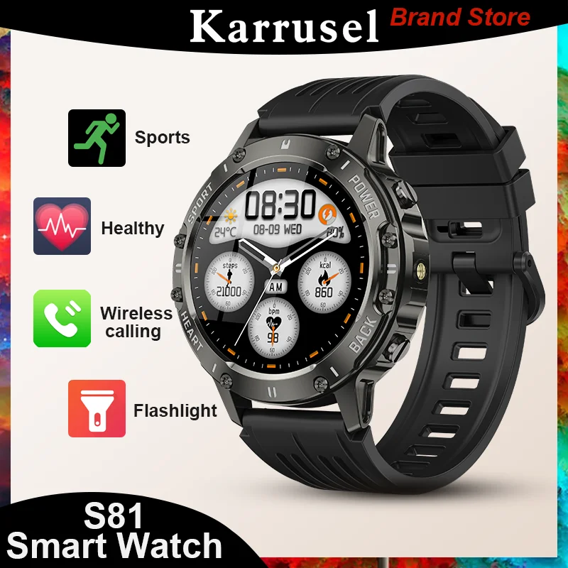 Outdoor Waterproof Smart Watch with Bluetooth Calling Heart Rate blood Pressure Test IP68 Design Long Battery Life
Outdoor Waterproof Smart Watch with Bluetooth Calling Heart Rate blood Pressure Test IP68 Design Long Battery Life