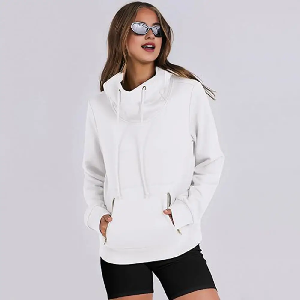 Lady Spring Hoodie Stylish Winter Hoodie with Zipper Pockets Drawstring Women's Preppy Style Pullover for Sport Fitness Long
Lady Spring Hoodie Stylish Winter Hoodie with Zipper Pockets Drawstring Women's Preppy Style Pullover for Sport Fitness Long