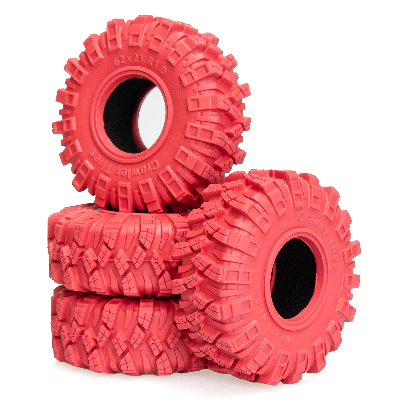 4PCS 1.0 Tires Soft High Grip Colored All Terrain Tire with Foam Insert for RC 1/18 1/24 TRX4M SCX24 FCX24 Upgrade Parts
4PCS 1.0 Tires Soft High Grip Colored All Terrain Tire with Foam Insert for RC 1/18 1/24 TRX4M SCX24 FCX24 Upgrade Parts