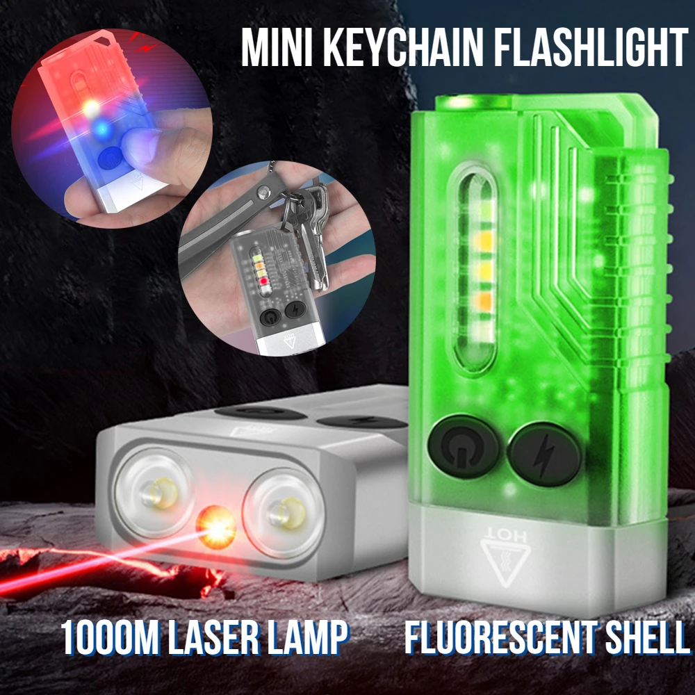 Heinast Mini LED Flashlight Keychain USB-C Torch Buzzer Sound and Light Warning Safety Defense Magnetic Suction Work Light
Heinast Mini LED Flashlight Keychain USB-C Torch Buzzer Sound and Light Warning Safety Defense Magnetic Suction Work Light
