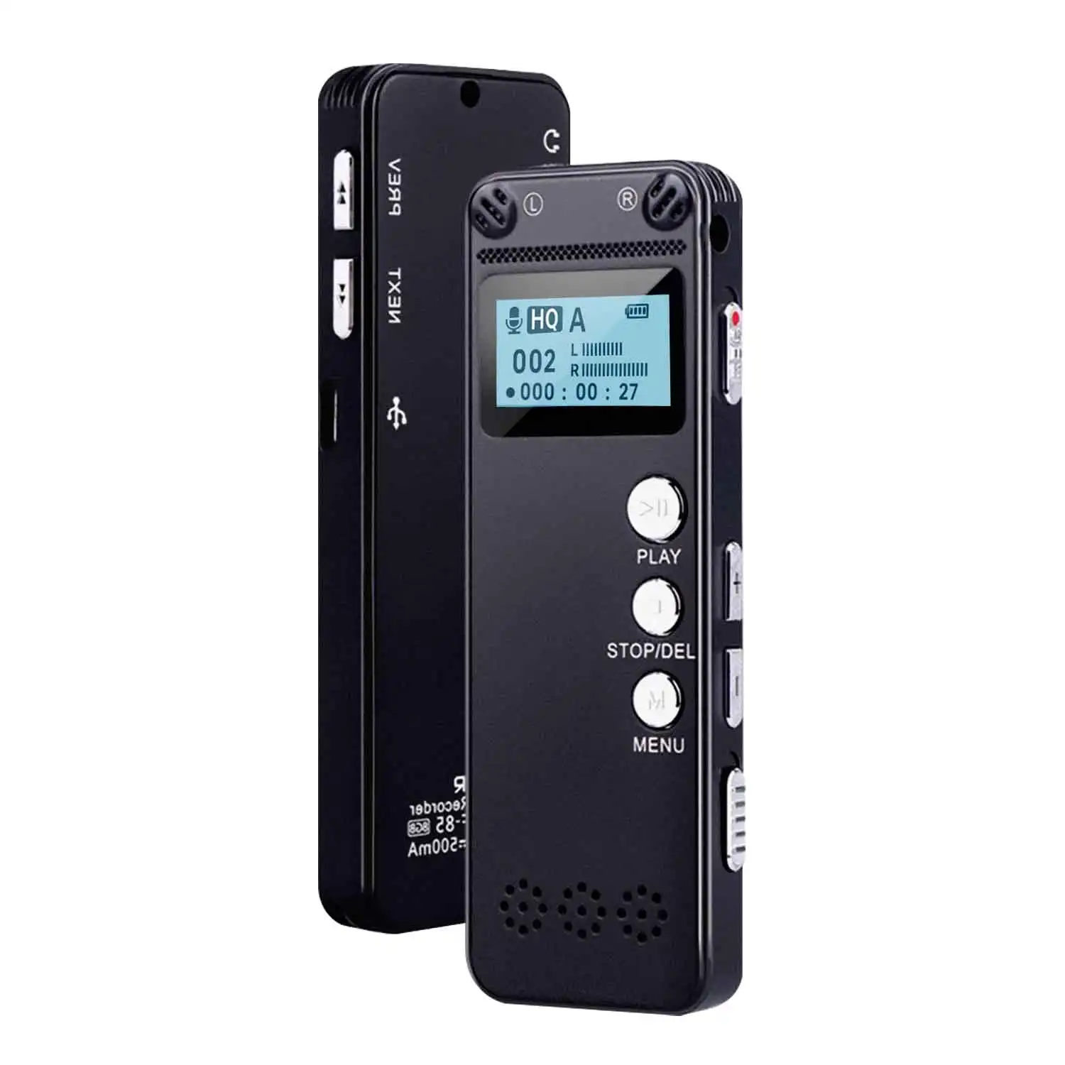 TF85 Voice Recorder with Playback & Noise Reduction, Dual MIC Audio Activation for Lecture, Interview, Meeting,
TF85 Voice Recorder with Playback & Noise Reduction, Dual MIC Audio Activation for Lecture, Interview, Meeting,