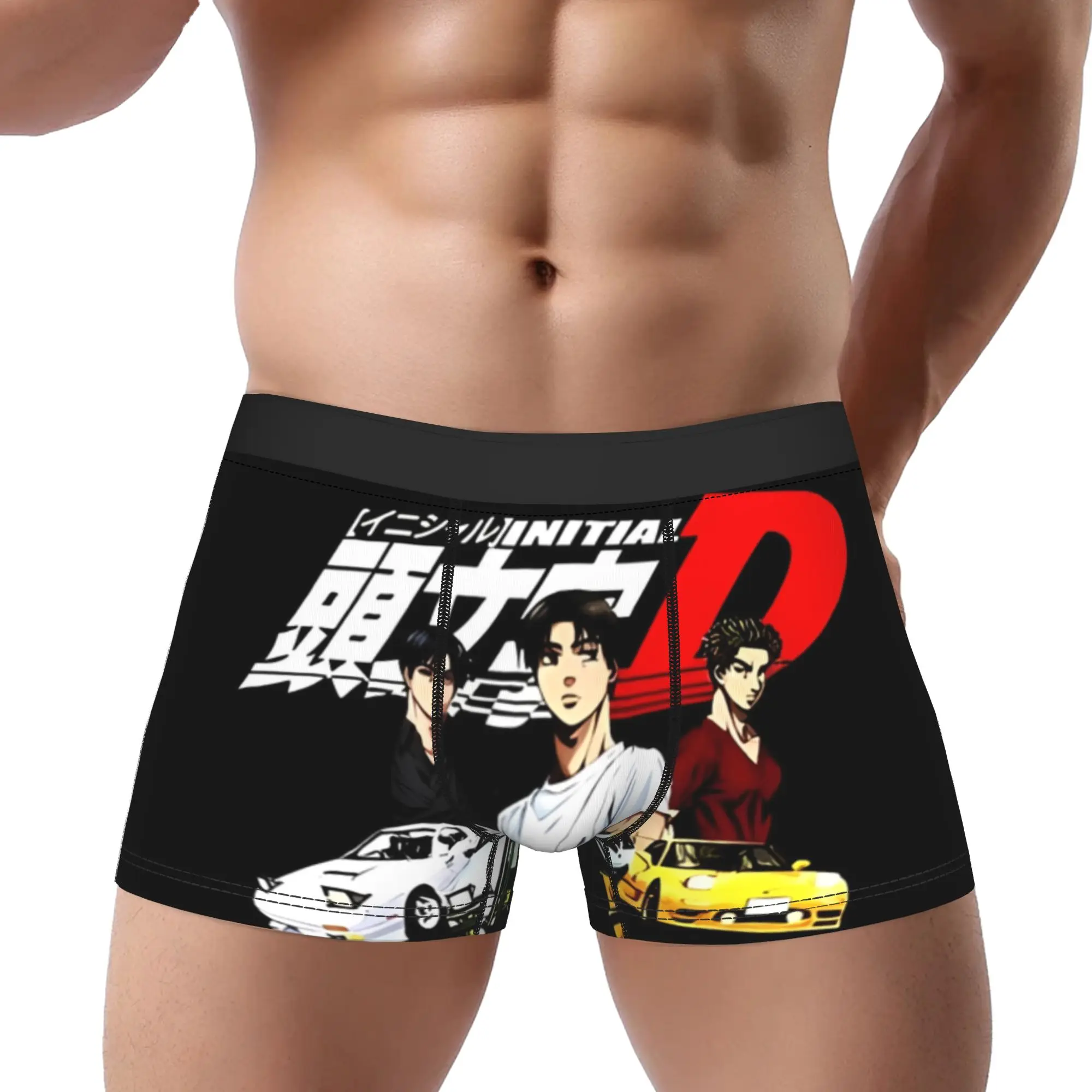 Черные трусы-боксеры Initial D для мужчин, удобные шорты-боксеры
Черные трусы-боксеры Initial D для мужчин, удобные шорты-боксеры