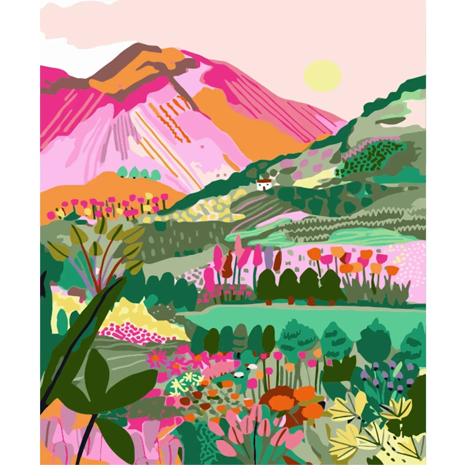110050 DIY Paint By Numbers Kit for Adults - Mountain, Acrylic Digital Oil Painting Art on Canvas Wall Decor Gift No Frame
110050 DIY Paint By Numbers Kit for Adults - Mountain, Acrylic Digital Oil Painting Art on Canvas Wall Decor Gift No Frame
