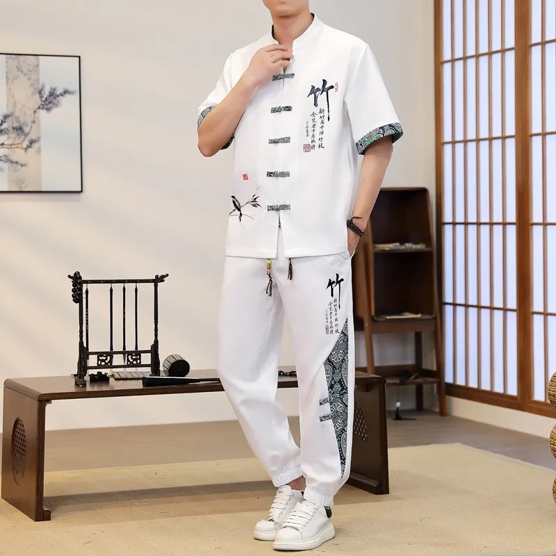 2025 Summer New Men's Casual Shirt and Pants Set Fashionable, Loose and Versatile
2025 Summer New Men's Casual Shirt and Pants Set Fashionable, Loose and Versatile