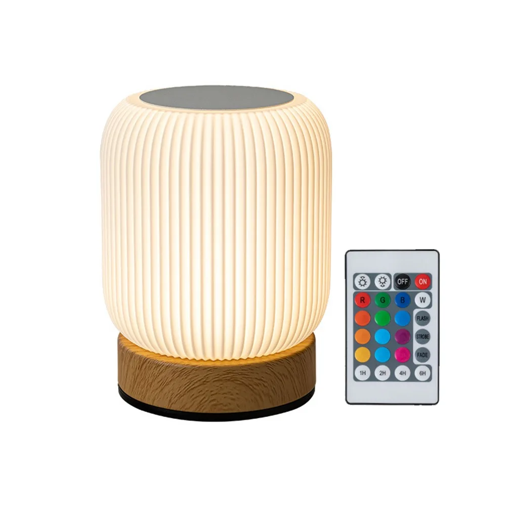 Wood Grain Base Touch Night Light 3 Color Temperatures RGB Color Change Portable Table Lamp Eye Protection Non-slip Bottom
Wood Grain Base Touch Night Light 3 Color Temperatures RGB Color Change Portable Table Lamp Eye Protection Non-slip Bottom