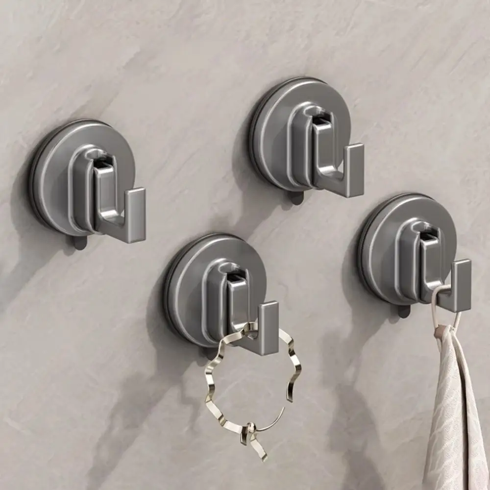 2 PCS Strong Vacuum Suction Cup Hooks Wall Mounted Single Hook Shower Hooks Grey No Punching Hole Clothes Hanger Bathroom
2 PCS Strong Vacuum Suction Cup Hooks Wall Mounted Single Hook Shower Hooks Grey No Punching Hole Clothes Hanger Bathroom