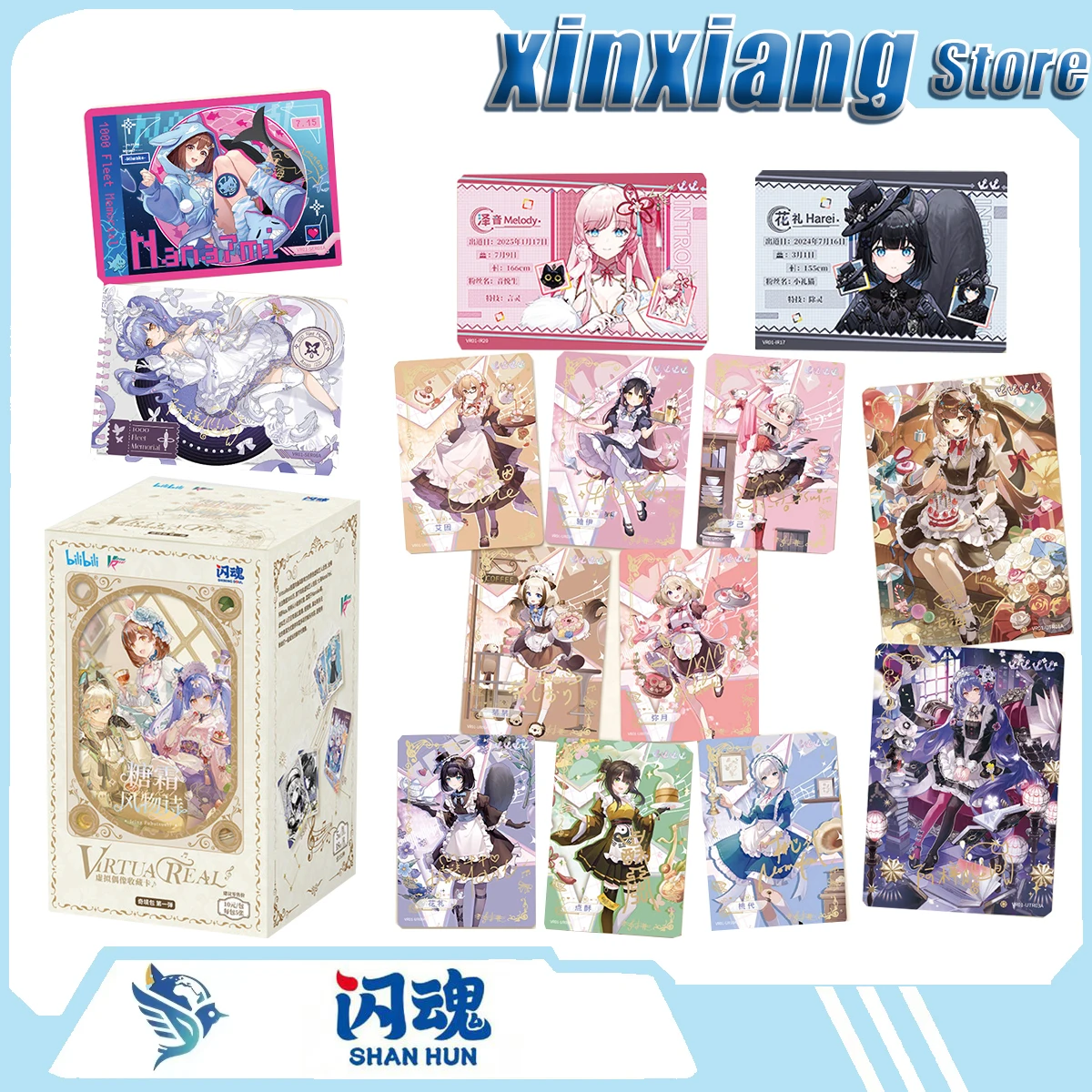 SHININGSOUL Collectible Cards VirtuaReal Virtual Idol Collection Cards Gift Pop Culture Toys Cartoon Characters In Anime
SHININGSOUL Collectible Cards VirtuaReal Virtual Idol Collection Cards Gift Pop Culture Toys Cartoon Characters In Anime