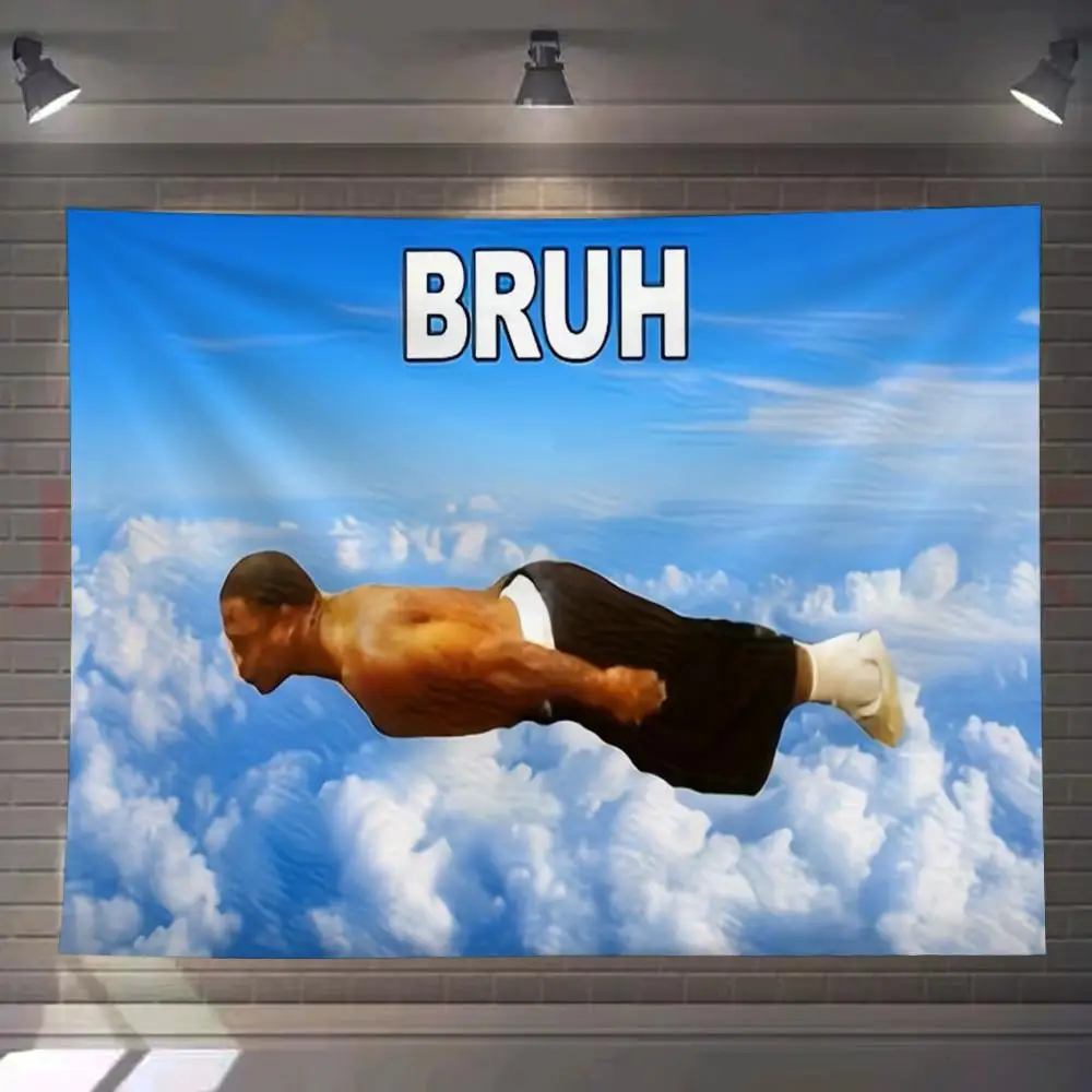 Fun BRUH Flight Tapestry For Bedroom Living Room Outdoor Wall Decor Simple Stylish Art Piece Vertical Design
Fun BRUH Flight Tapestry For Bedroom Living Room Outdoor Wall Decor Simple Stylish Art Piece Vertical Design
