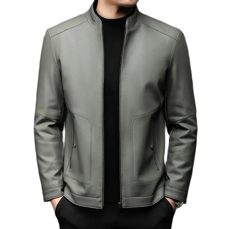 2023 New Autumn Winter Men's Chic Street Trend Biker Windproof Faux Leather Jackets Male Bomber Retro Motor Slim PU Zipper Coats
2023 New Autumn Winter Men's Chic Street Trend Biker Windproof Faux Leather Jackets Male Bomber Retro Motor Slim PU Zipper Coats