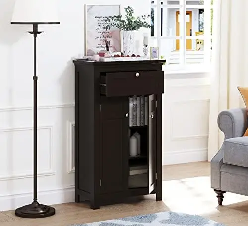 Tall Bathroom Storage Cabinet, Floor Towel Cabinet with A Drawer and Doors, Freestanding Storage Cabinet Organizer for Bathroom,
Tall Bathroom Storage Cabinet, Floor Towel Cabinet with A Drawer and Doors, Freestanding Storage Cabinet Organizer for Bathroom,