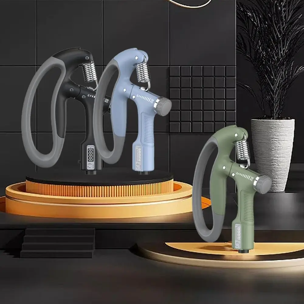 Adjustable 10-100kg Grip Strength Device Portable Countable Grip Hand Grip Strengthener Arm Muscle Trainer Professional Grade 
Adjustable 10-100kg Grip Strength Device Portable Countable Grip Hand Grip Strengthener Arm Muscle Trainer Professional Grade