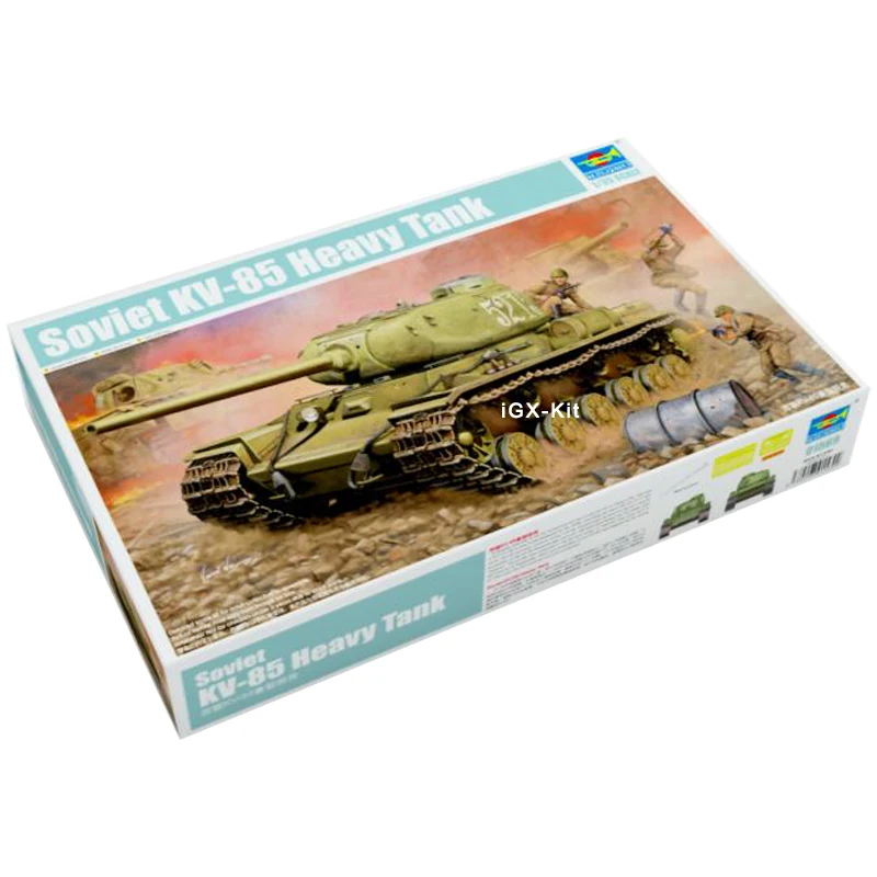 Модель Trumpeter 01569, модель советского тяжелого танка KV85, подарок для детей, пластиковая сборка, набор моделей для строительства
Модель Trumpeter 01569, модель советского тяжелого танка KV85, подарок для детей, пластиковая сборка, набор моделей для строительства