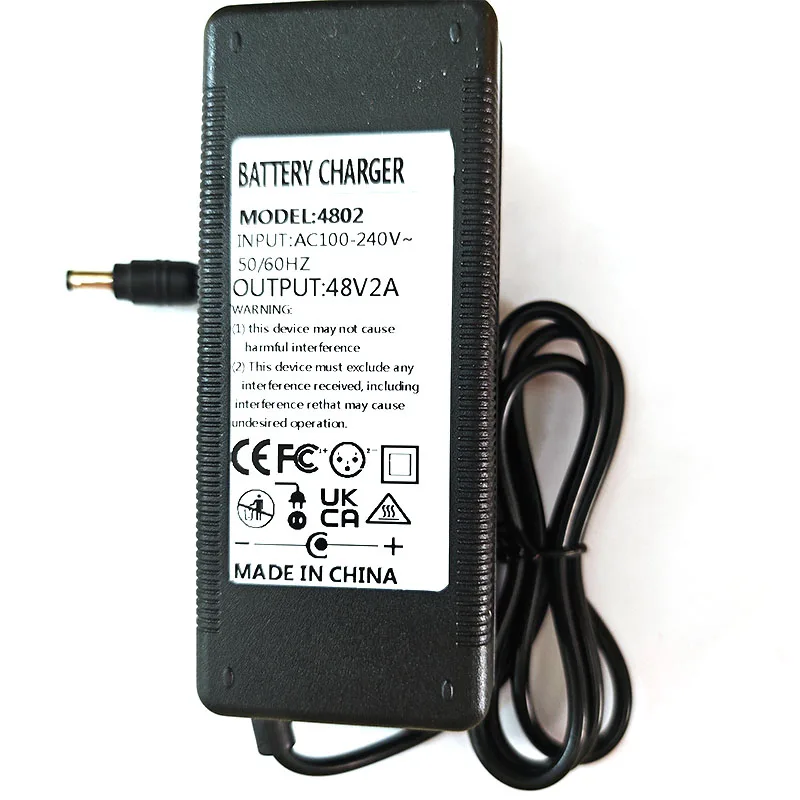 48V 2A Charger 48V 2A Lithium Battery Charger for 48V Li-ion Lithium Battery Pack 5521 Charger
48V 2A Charger 48V 2A Lithium Battery Charger for 48V Li-ion Lithium Battery Pack 5521 Charger