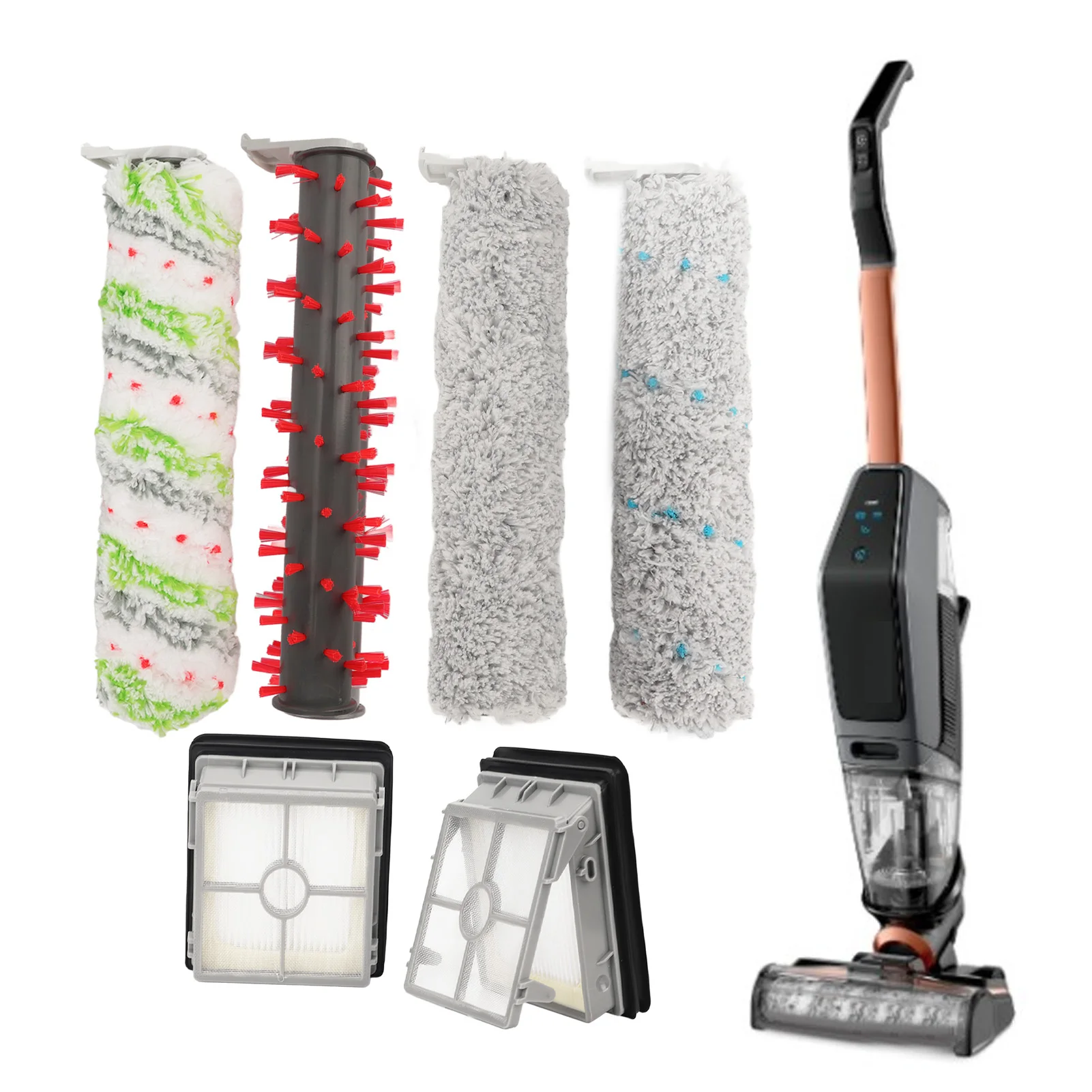 Brush Roller Filter Kit Easy To Replace High Strength Multifunctional Brush Roller Filter Accessories Eco Friendly for Bedroom
Brush Roller Filter Kit Easy To Replace High Strength Multifunctional Brush Roller Filter Accessories Eco Friendly for Bedroom