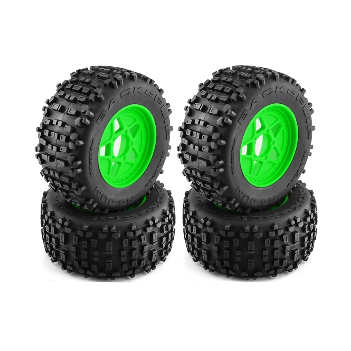 4Pcs 170mm 1/7 1/8 Monster Stunt Truck Tire 12mm 14mm 17mm Wheel Hex for TRAXXAS Sledge ARRMA KRATON Outcast Tamiya,2
4Pcs 170mm 1/7 1/8 Monster Stunt Truck Tire 12mm 14mm 17mm Wheel Hex for TRAXXAS Sledge ARRMA KRATON Outcast Tamiya,2