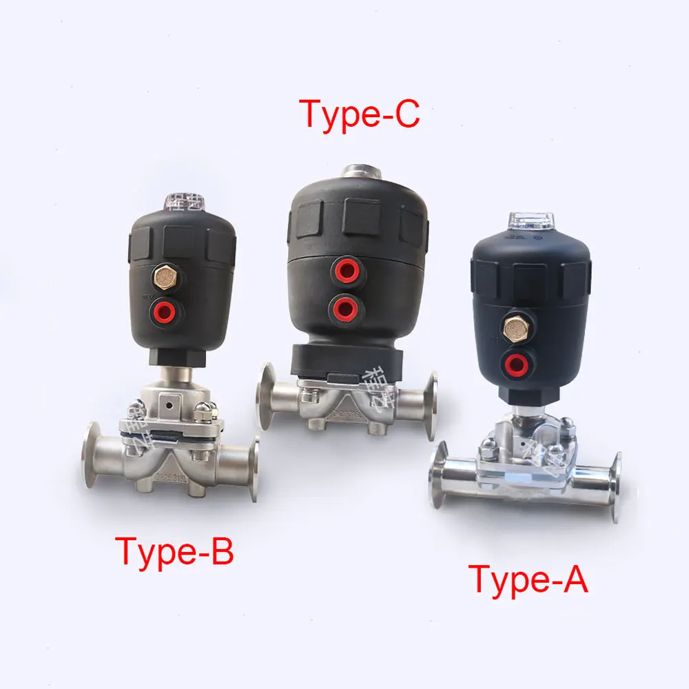 DN8/10/15/20/25/32/40/50 x 1.5" Tri Clamp Sanitary Diaphragm Valve Pneumatically Actuated SUS 316L Stainless Homebrew
DN8/10/15/20/25/32/40/50 x 1.5" Tri Clamp Sanitary Diaphragm Valve Pneumatically Actuated SUS 316L Stainless Homebrew